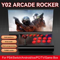 Wired Game Joystick Retro Arcade Console Rocker Bluetooth Fighting Controller 2.4G Gaming Joysticks for PS4/PS3/Xbox One/Switch - Image 3