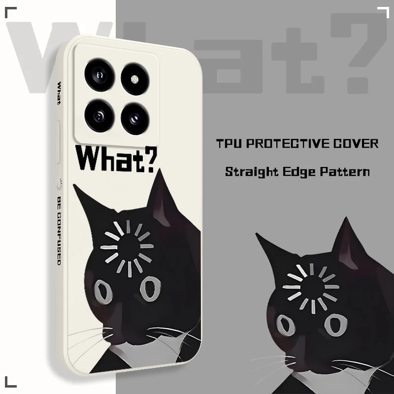 Adorable Cartoon Cat Soft Silicone Phone Case Cover
