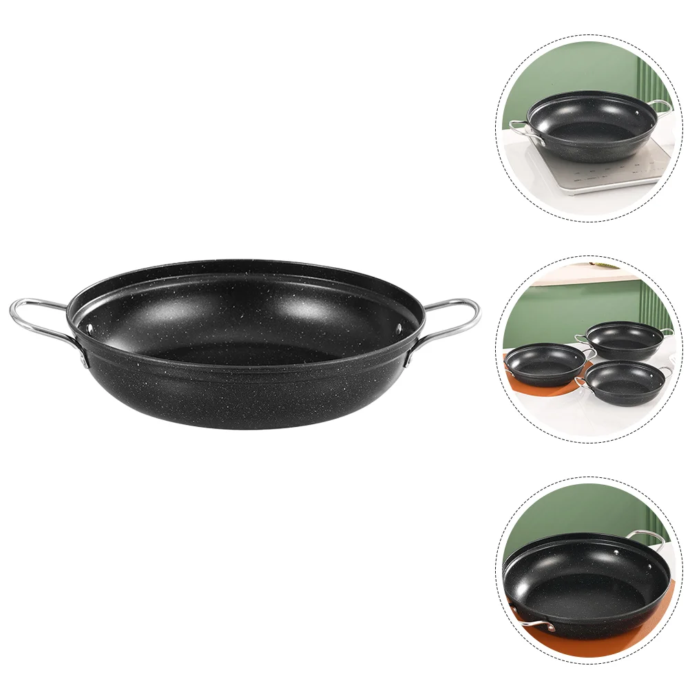 

Paella Pan Handles Stainless Steel Shabu Shabu Hot Pot Stovetop Cooking Pot Ramen Cooker Saucepan Japanese Stock Pot