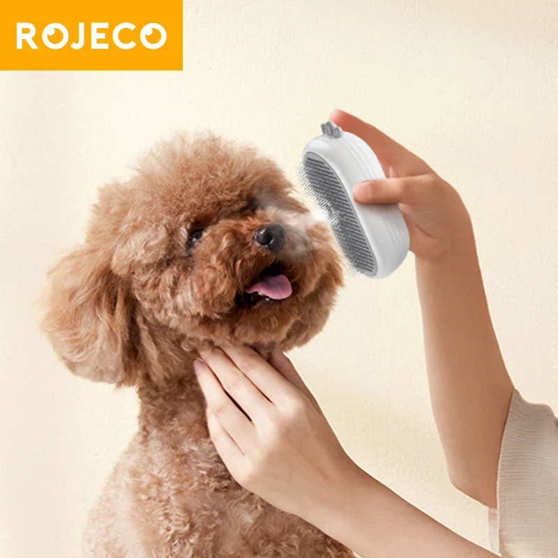 Pet Steam Comb Cat Hair Brush Electric Sprayer Cat Dog Brushes Massage Pet Dog Hair Grooming