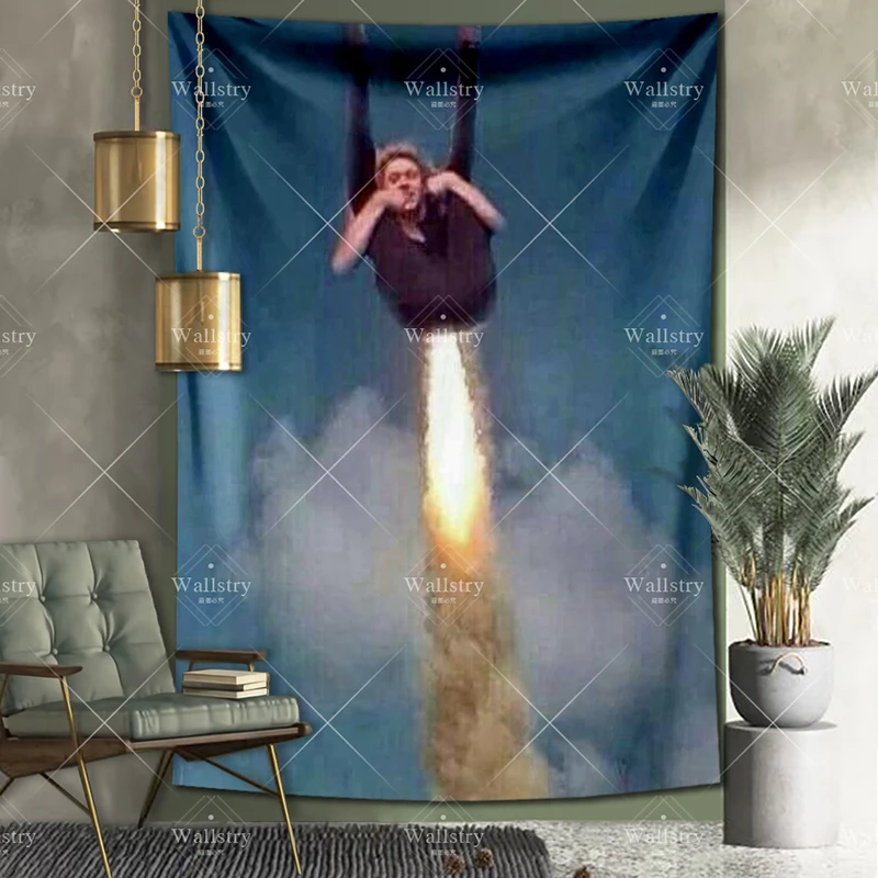 

French Bulldog Fart Meme Funny Tapestry Large Fabric Wall Tapestry Living Room Decoration Kawaii Room Decor Yoga Mattress Sheet