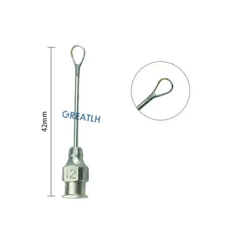 Stainless Steel Lens Loop Infusion Cannula Irrigating Vectis Ophthalmic Surgery Instrument