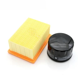 Premium Motorcycle Engine Maintenance Air & Oil Filter Replacement Parts (1 set)