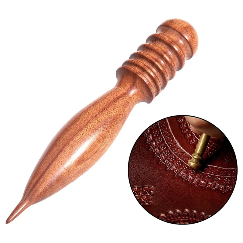 Leather Edge Polishing Tool A81M Professional Wood Multiuse Light-Weight Leather Burnishing Tool For DIY Project