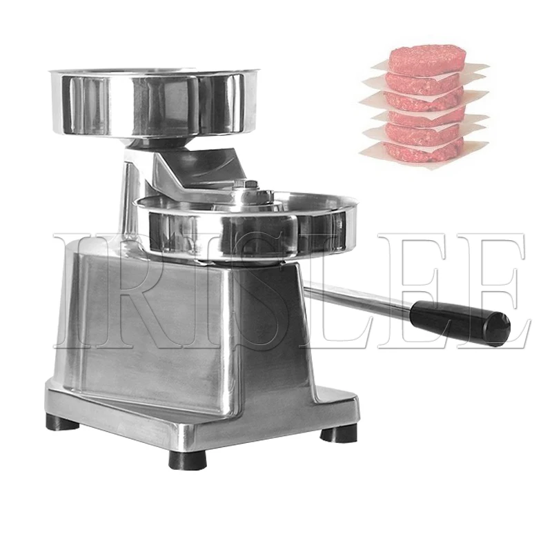 

Hamburger Press 100mm-150mm Manual Burger Maker equitment Round Meat Shaping Stainless Steel Machine Forming Burger Patty Maker