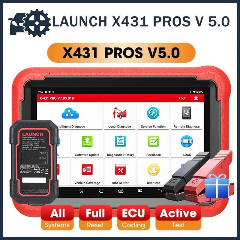 

LAUNCH X431 PROS V 5.0 Diagnostic Tools OBD2 Scanner Diagnost Auto Automotive Tool Car Scan Autoscanner Diagnosis X-431 Pro V