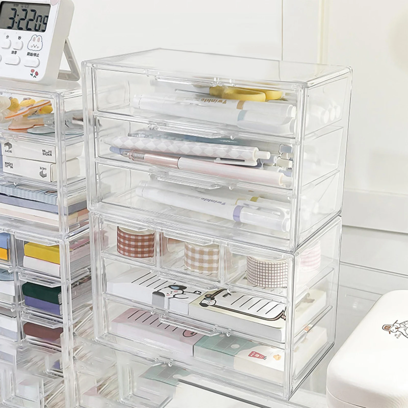 

Cosmetics Organization Storage Box Multifunctional Skin Care Product Box for Home Cosmetics Jewelry Storage Makeup Box
