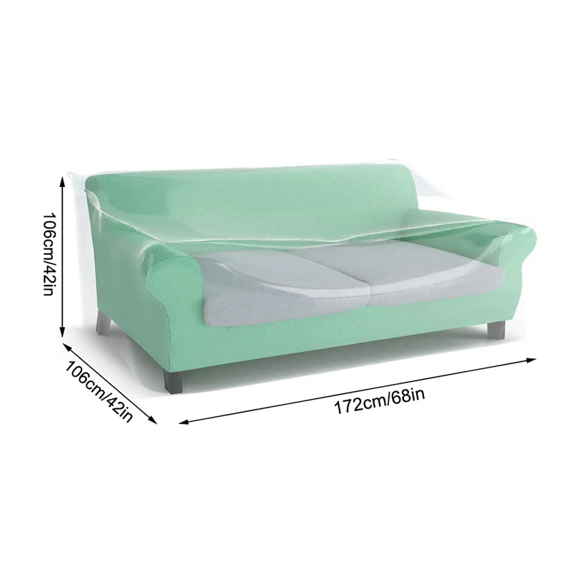 Couchbezug, Haustier-Kunststoffbezug, transparent, für Katzen, Kratzschutz, wasserdichter Sofabezug zum Schutz vor Klauen von Katzen und Hunden – Detail 8