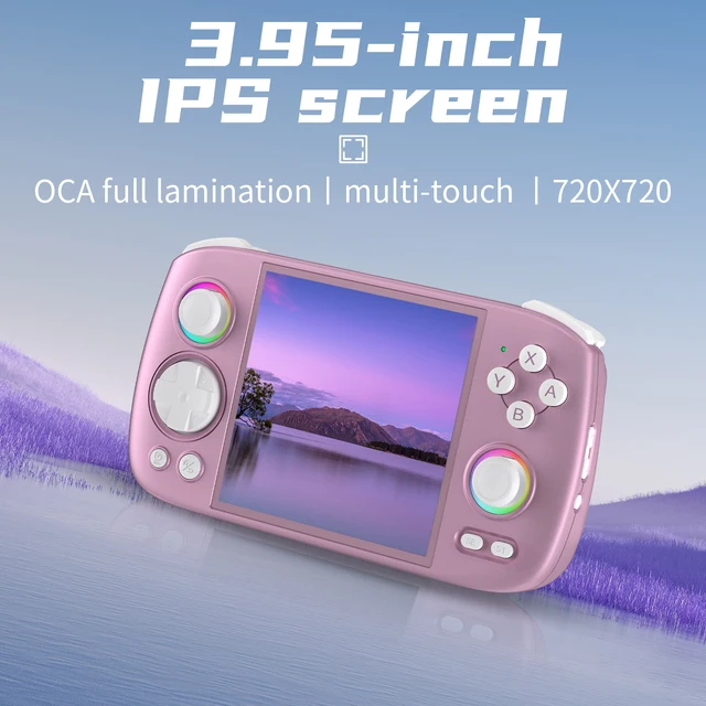 Rg-キューブレトロポータブルビデオゲームコンソール,5200インチタッチ 