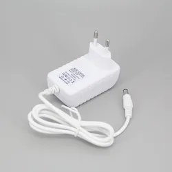 Universal White AC to DC 12V 2A Power Adapter with Switch Converter Charger (EU Plug)
