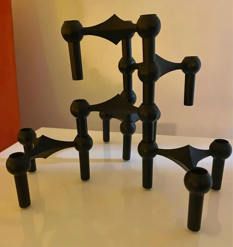 Metal Molecular Structure Candle Holder Image 15