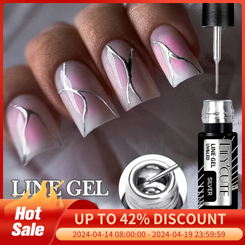 LILYCUTE Metallic Liner Gel Nail Polish 1