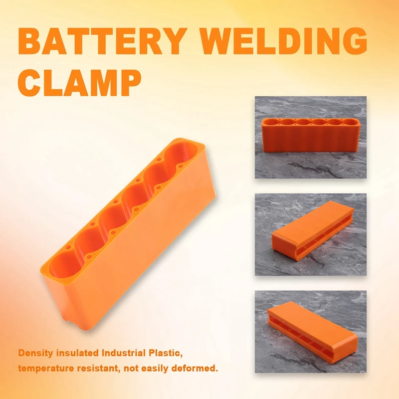 A59Z-18650 Battery Fixture Single Row Double Sided Spot Welding Fixed Fixture For Lithium Battery Pack Soldering 6-Section