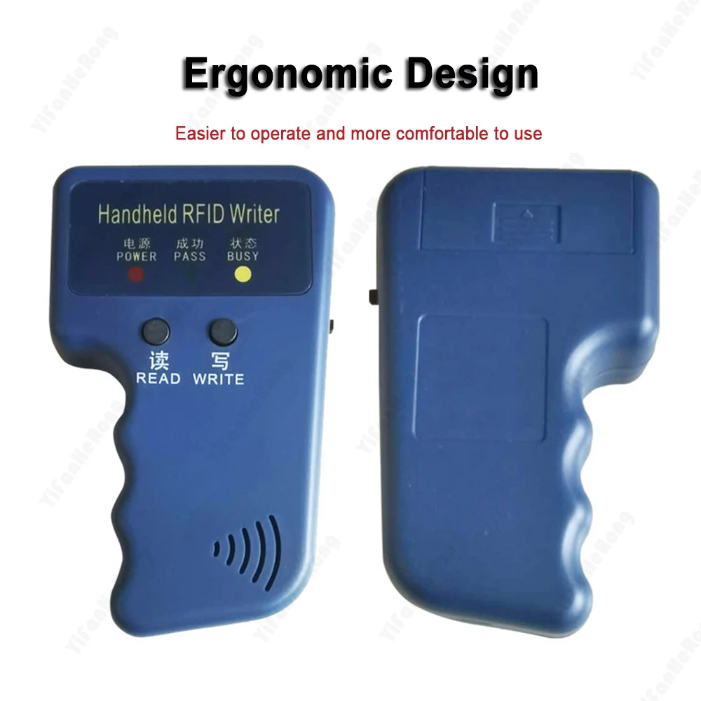 

RFID Duplicator 125KHz Handheld Card Reader Copier Video Writer Reader Programmer Rewritable ID Keyfobs Tags Card