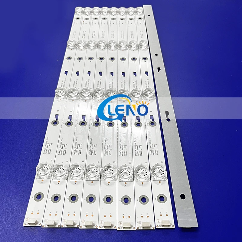 키트 9pcs LED 바 도시바 49U7750VE YHF 4C LB490T YHC YHF TCL_ODM_49D1800_4X9 ...