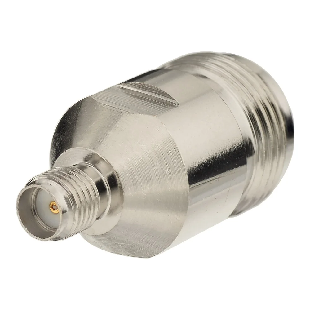Superbat N-SMA Adapter N Jack to SMA Female Straight Free Hanging (In-line) RF Coaxial Connector