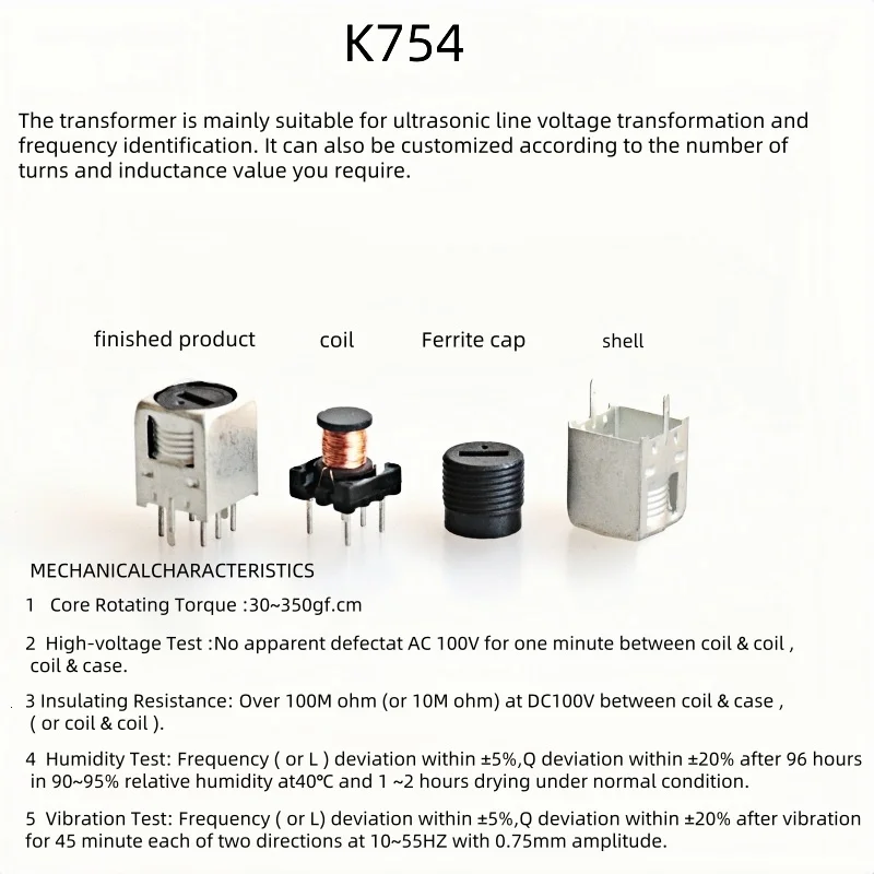 Ultrasonic Circuit, Boost Amplifier, Intermediate Frequency Transformer, Frequency Modulation Coil, Adjustable Inductor