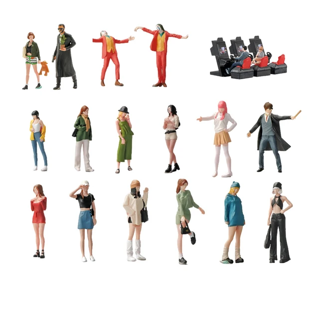 樹脂ジオラマ 1:64 スケールミニチュアフィギュアガレージシーン