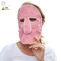 Genuine electromagnetic radiation protective face mask Computer, mobile phone, TV EMF shielding metal fiber face mask