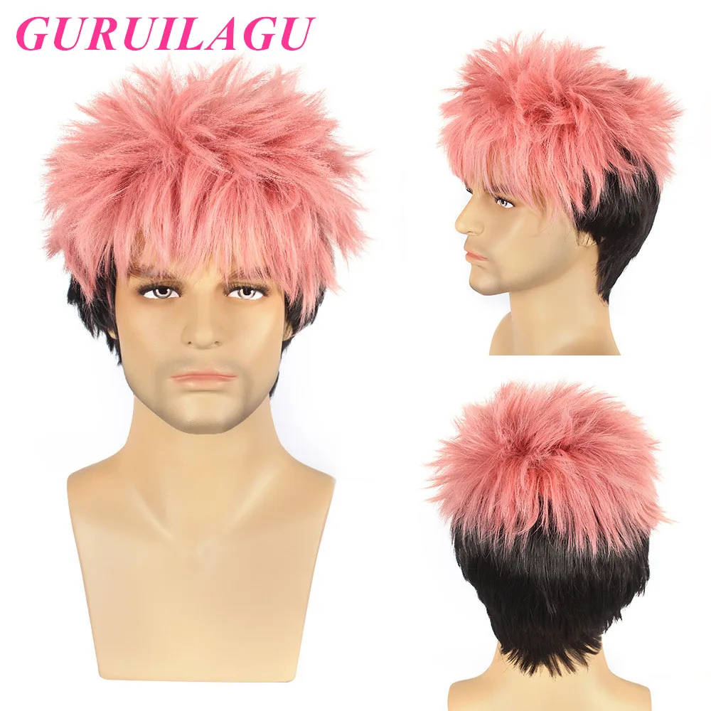 Cosplay Blackpink Cosplay Wig Wig Men Synthetic Wigs(for Black