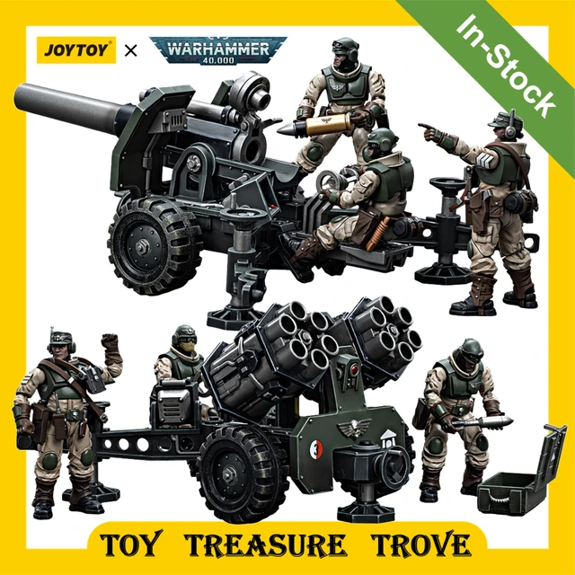 JoyToy Warhammer 40K Astra Militarum Ordnance Team with Bombast