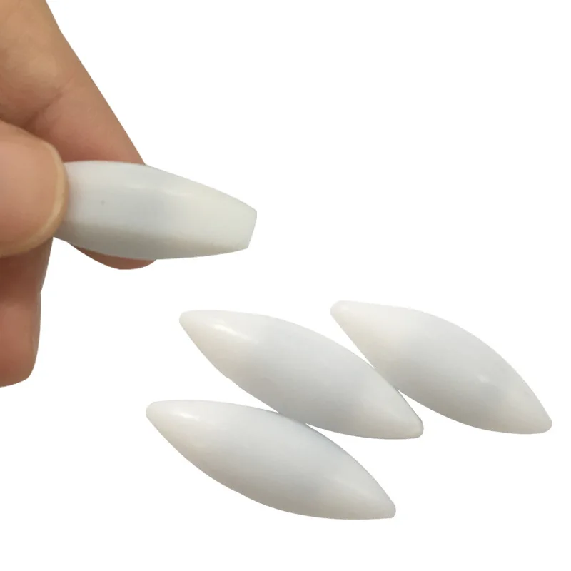 PTFE 자기 교반기, 고온 산 및 알칼리 내성 A 타입 올리브 모양 자기 실험실 교반기, 6mm, 10mm, 18mm, 10 개