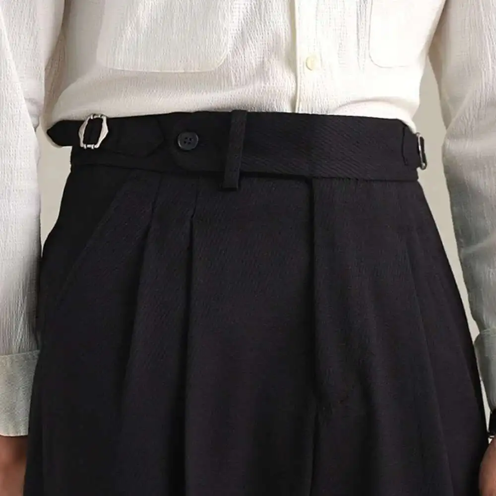 British Style Suit Pant Men Formal Wear Men Dress Pant High Quality Dress Business Office Trouser Solid Color Pants