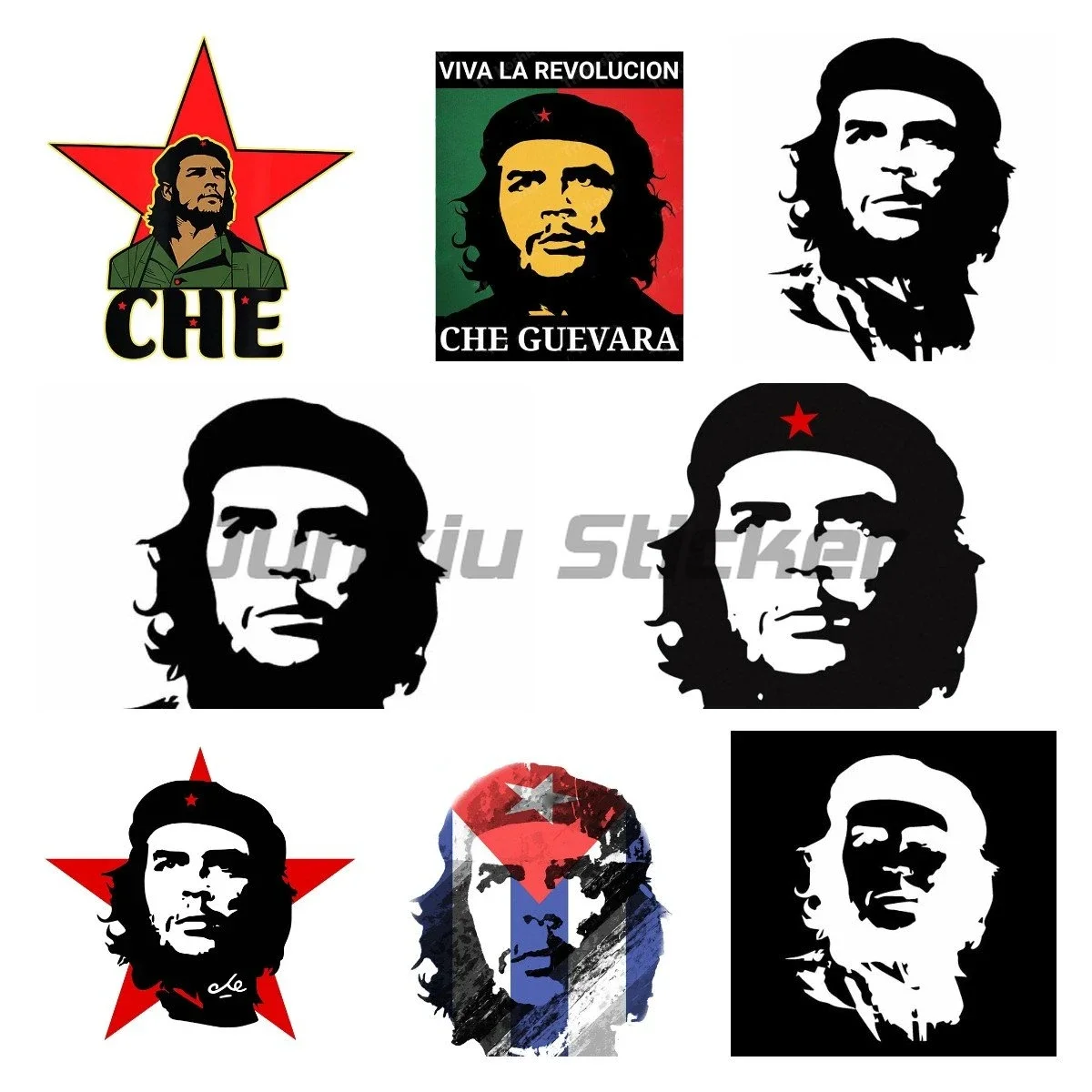 

Виниловые автомобильные наклейки Che Guevara для легковых автомобилей, грузовиков, стен, ноутбука, фотогалереи, царапин, холодильника, ноутбука, RV, мотоцикла