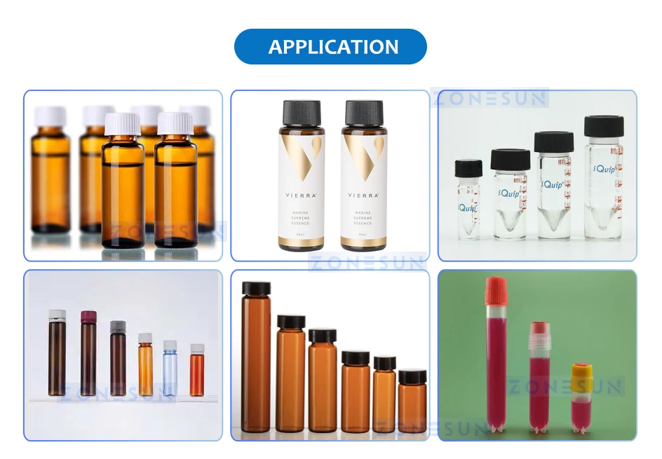 ZONESUN ZS-AFC16P Automatic Vial Liquid Filling Capping Machine