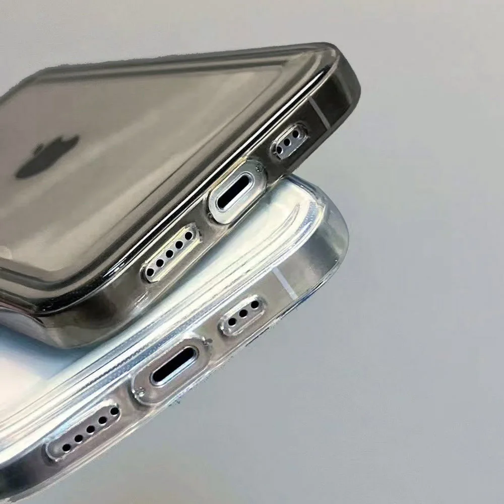 Sleek Transparent Silicone Protective Phone Case