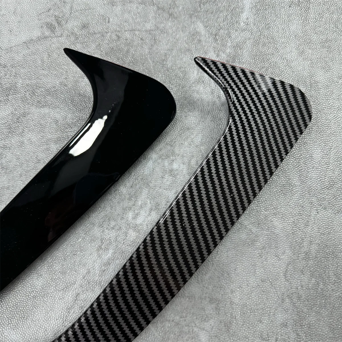 For Mercedes Benz W117 CLA 200 220 250 260 45 AMG 2014-2018 Rear Bumper Lip Spoiler Canards Wind Knife Splitter Car Accessories