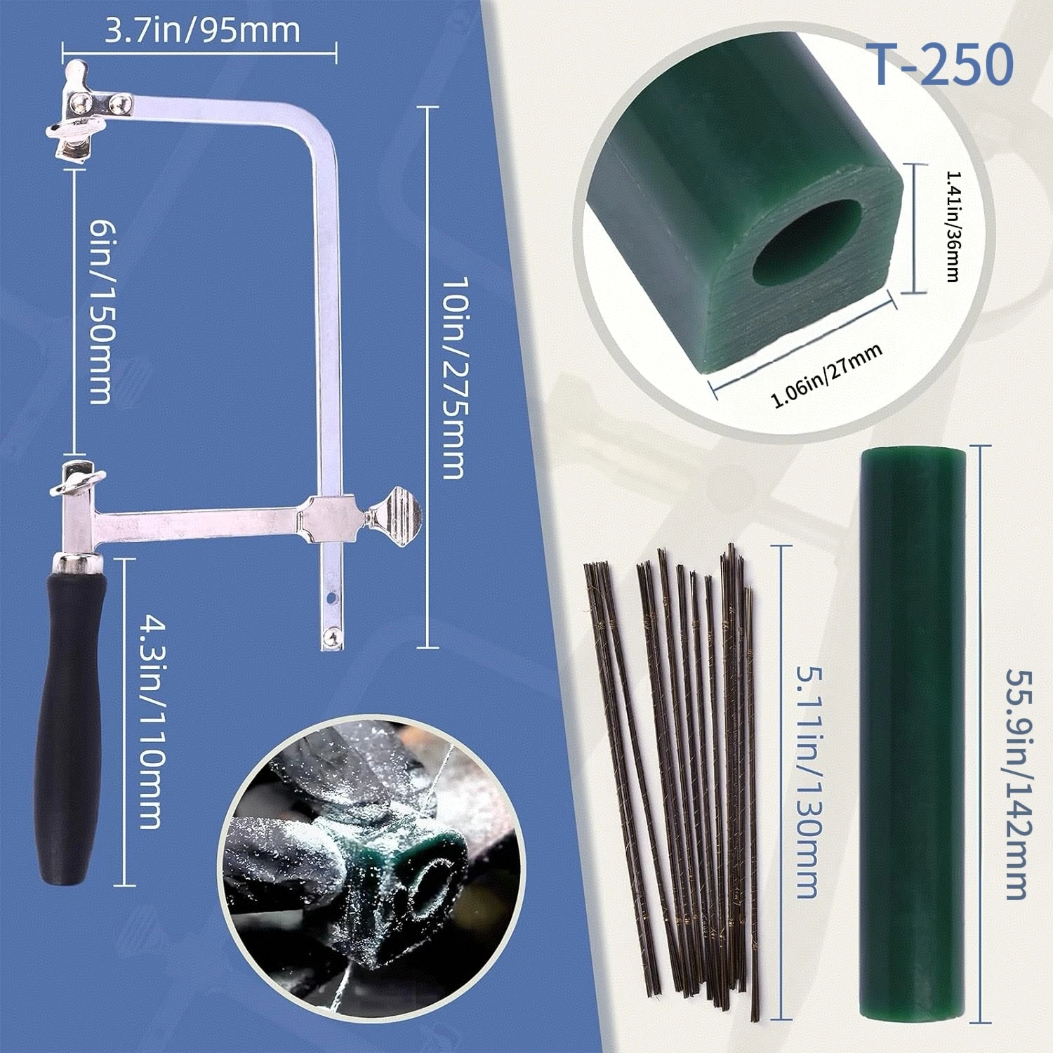 완벽한 왁스 링 제작 키트, 조각 도구, 튜브 몰드, 링 톱날, 사이저 및 보석 주조 용품