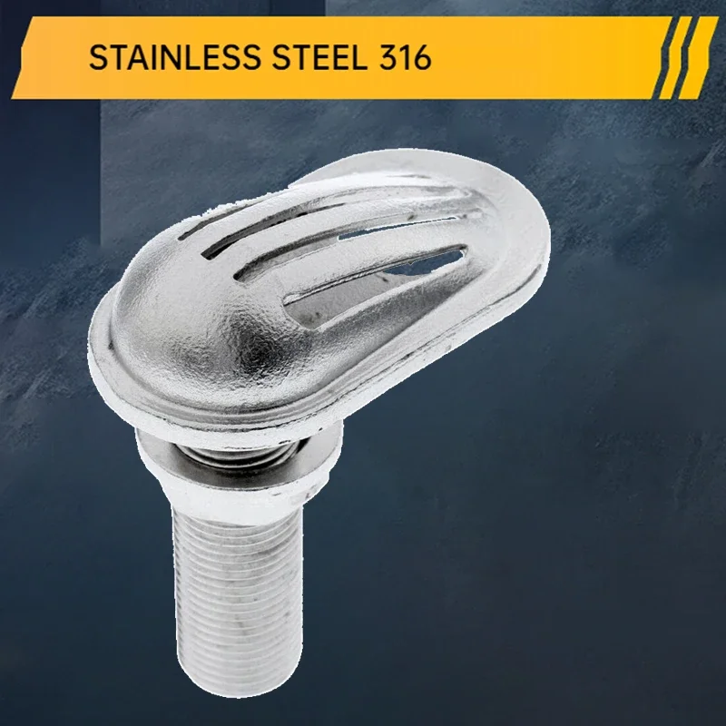 316StainlessSteelBoatIntakeStrainerMarineWaterOutletHosePipe