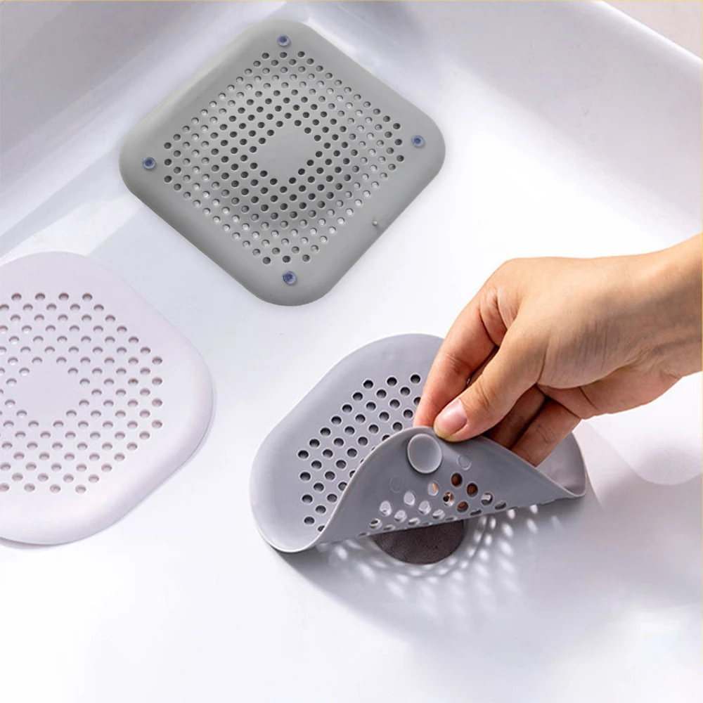 6pcs Drain Strainer Cover For Hair Stopper, Disposable Shower Drain Hair  Catcher, Disposable Hair Catchers For Shower, Floor Sink Strainer Filter  Mesh