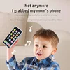 Children's Simulation Educational Toys Mobile Phone Smart Touch Screen Music Phone Baby English Early Education Toys Voice Toys 4