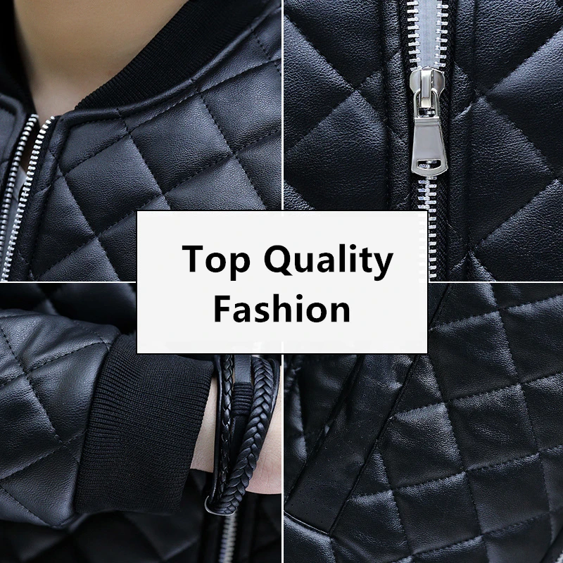 Men's Casual Leather Jackets Trendy Youth Korean Autumn and Winter Casaco Masculino leather jackets,men winter jacket