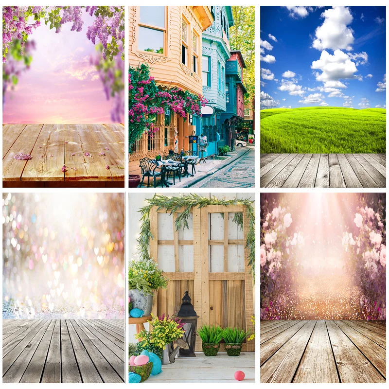 

SHUOZHIKE Art Fabric Photography Backdrops Props Flower Board Festival Party Theme Photo Studio Props ZLST-04