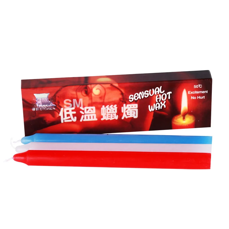 Long three low-temperature candles adult products fun candles Dichen medical beauty wax tricolor mix