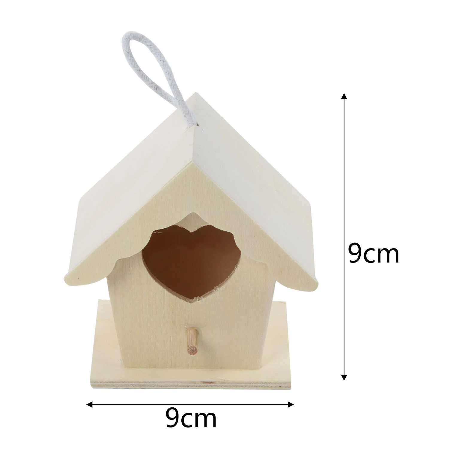Title 3, Wooden Bird House Nest House Box Wood Birdhouse...