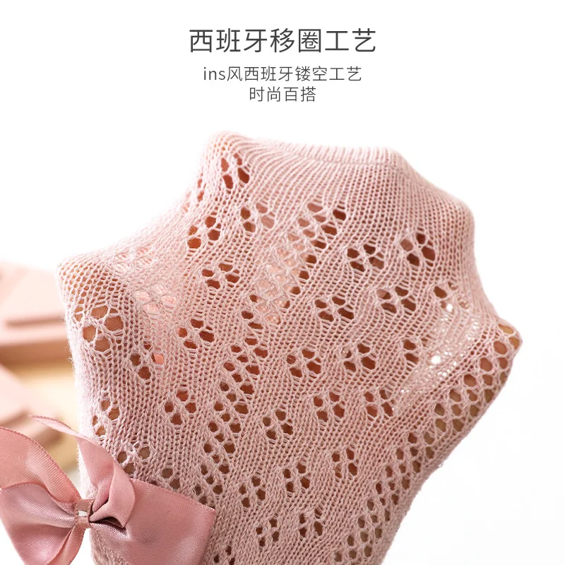 Girls Stocking Spring Summer Pantyhose for Kids Spanish Hollow Children Pantyhose Baby Leggings Toddler Fishnet Tights