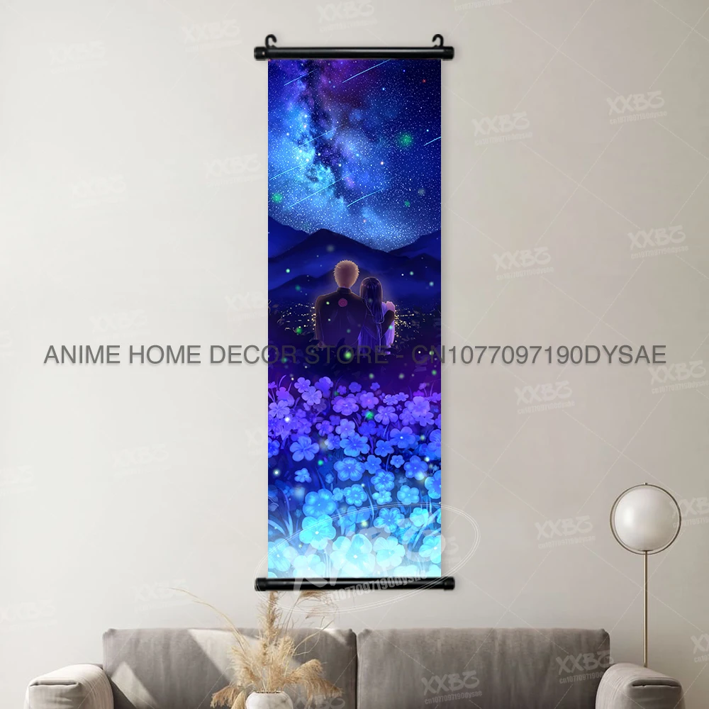 Anime Wall Art: Uchiha Itachi, Haruno Sakura, Shikamaru & Orochimaru Hanging Decor