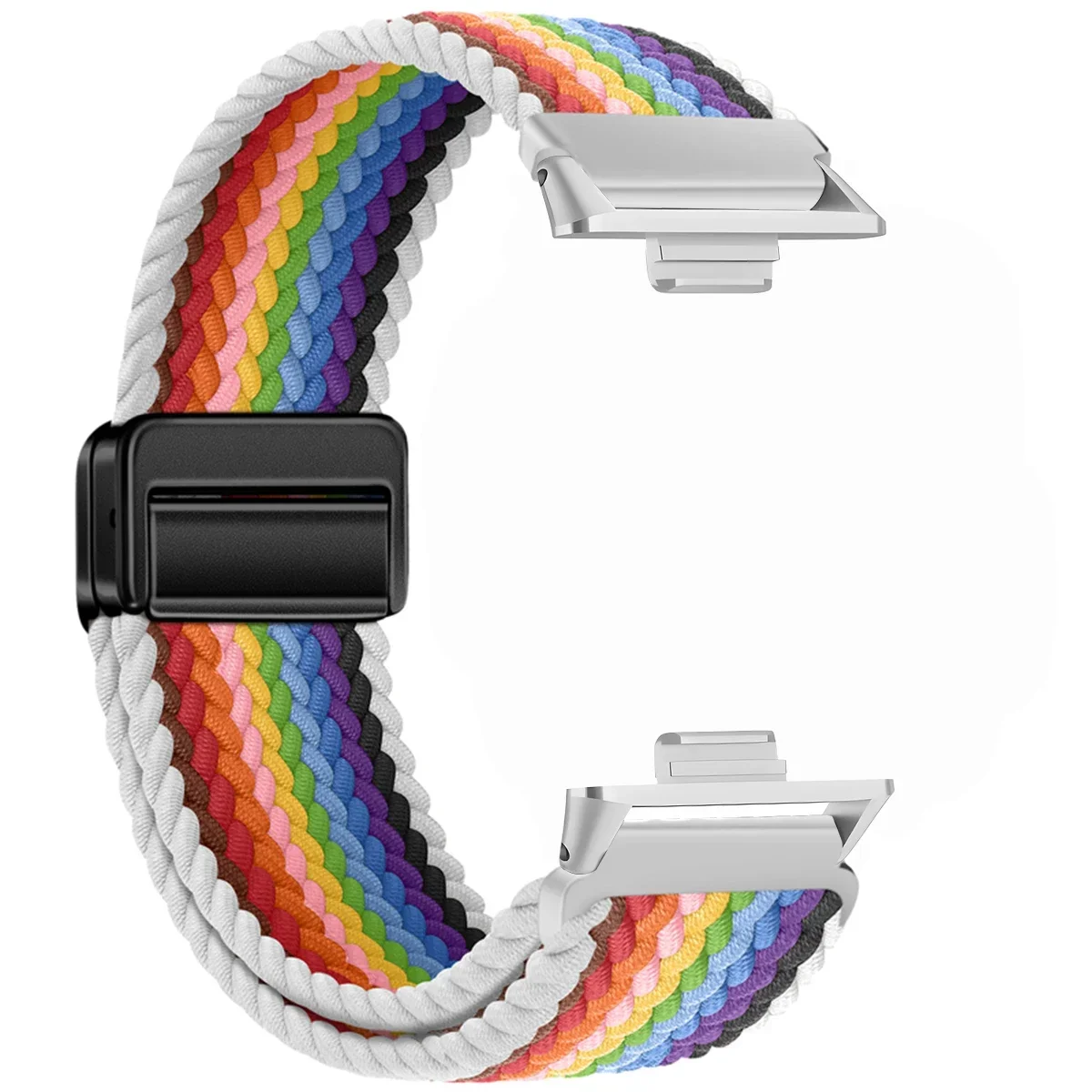 Nylon Braided Magnetic Buckle Strap - Breathable & Comfortable Replaceable Band