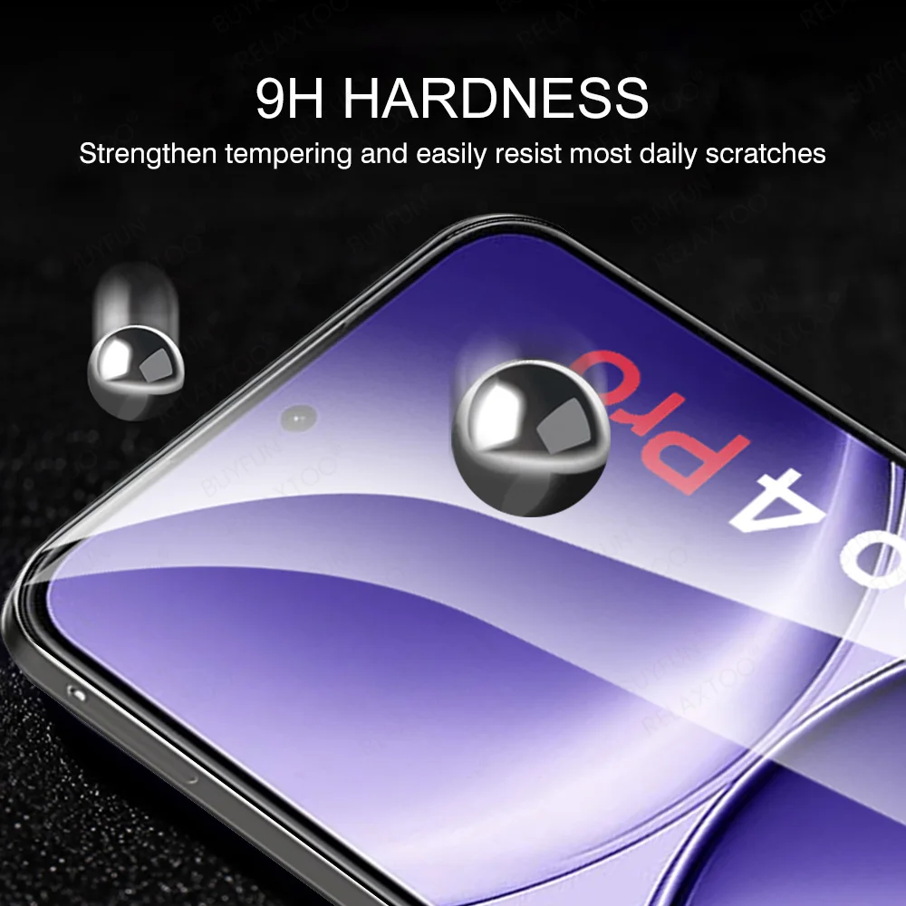 Premium 4-Piece 2.5D Tempered Glass Screen Protector Set - Clear