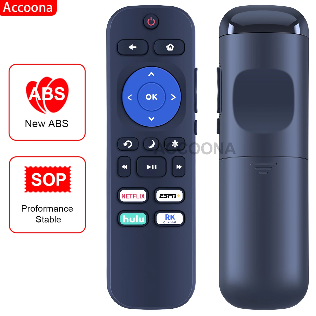 Telecomando Rc454 Per Rca Roku Tv Players Audio