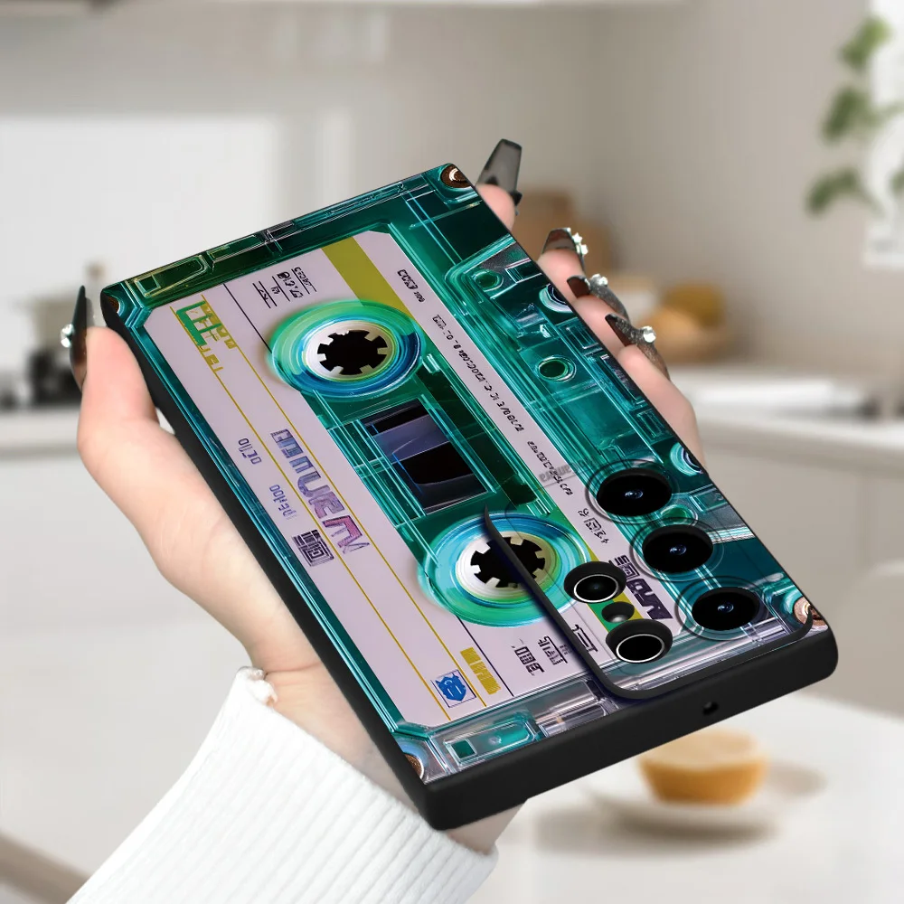 Vintage Cassette Tape Silicone Phone Case Cover