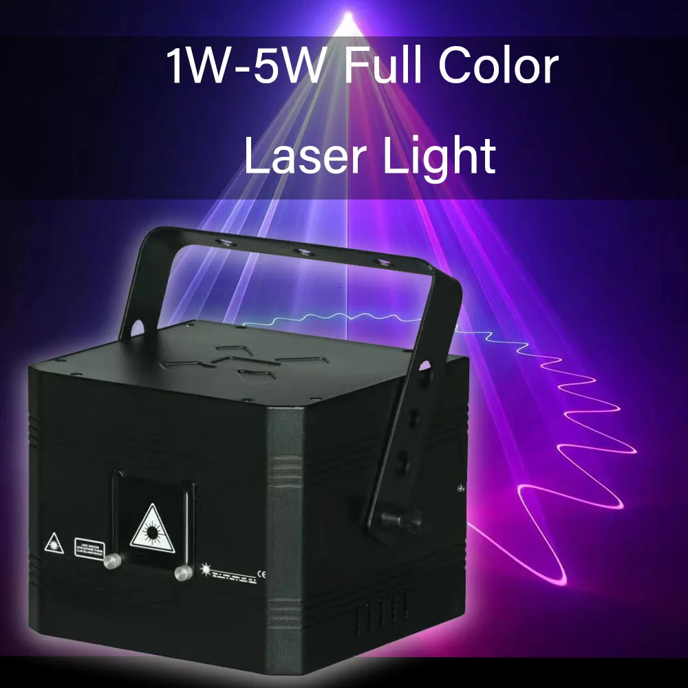 Yuer 1W 2W 3W 5W Rgb Laser Beam Line Scanner Proiettore Dj Disco Stage Lighting Effect Prom Wedding Holiday Bar Club Dmx Light
