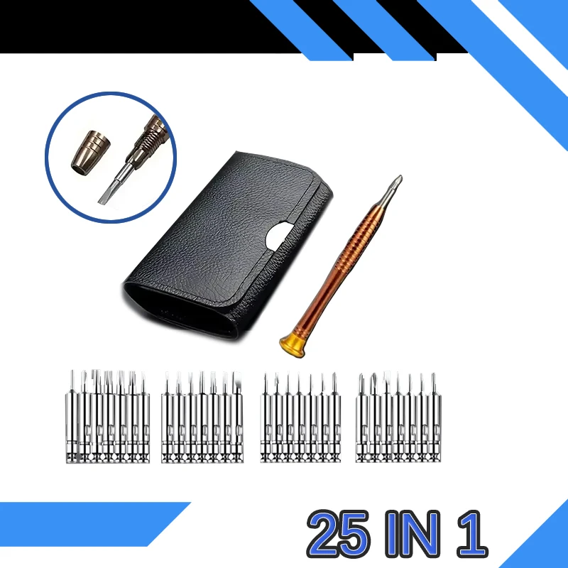 Precision Screwdriver Set 25 in 1 Phillips Torx Screw Driver Bits Professional Repair Hand Tools iPhone PC Camera Watch