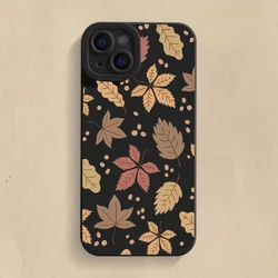 Vintage Maple Leaf Pattern Soft Phone Case - Retro Autumn Design Cover for Samsung A32 4G (1)