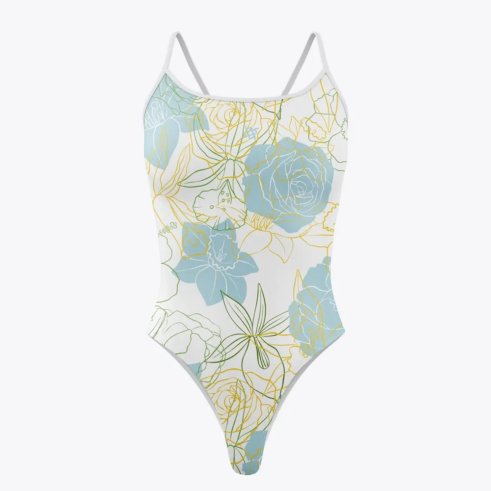 

Hubibr Women Swimsuit Bikini Sexy One-piece Comfortable Swimwear Training Swimsuit Swimming Clothing Monokini One-piece Suits