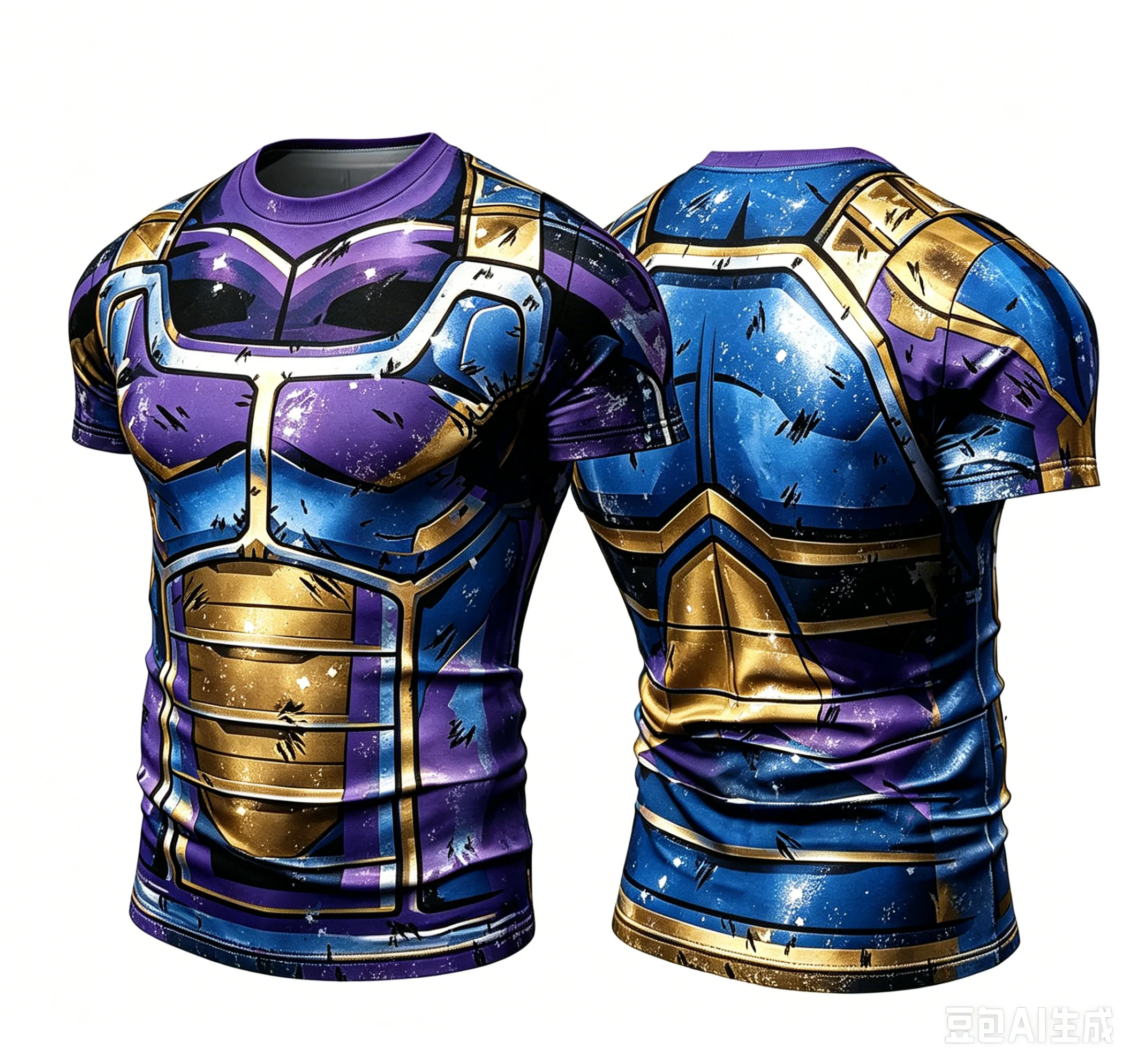 2026 Rollenspiel-Rüstungsmuster 3D-Gedrucktes Herren-Musterhemd T-Shirt